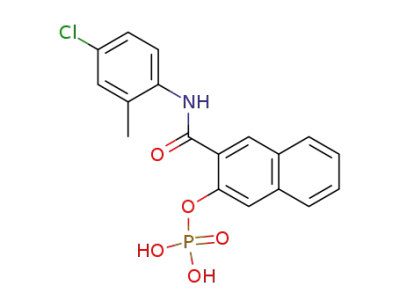 Phosphoric acid mono-[3-(4-chloro-2-methyl-phenylcarbamoyl)-naphthalen-2-yl] ester