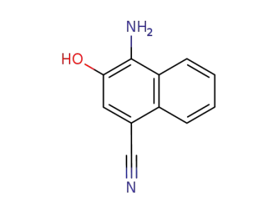1-amino-4-cyano-2-hydroxynaphthalene