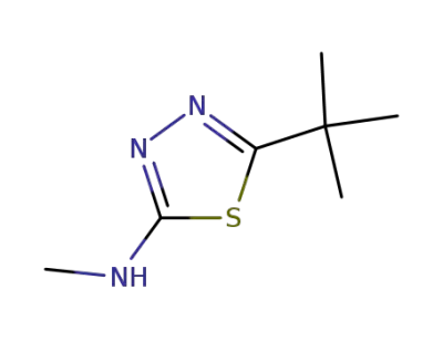 2-tert-butyl-5-methylamino-1,3,4-thiadiazole