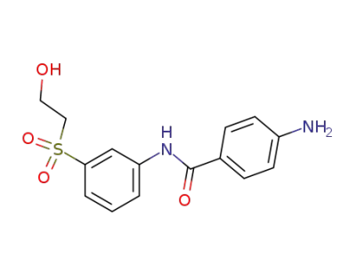 4-amino-N-{3-[(2-hydroxyethyl)sulfonyl]phenyl}benzamide