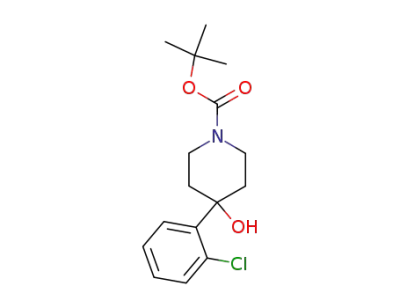 4-(2-chlorophenyl)-4-hydroxypiperidine-1-carboxylic acid tert-butyl ester